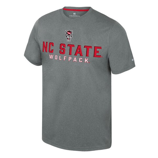 Heather Charcoal Short Sleeve Poly